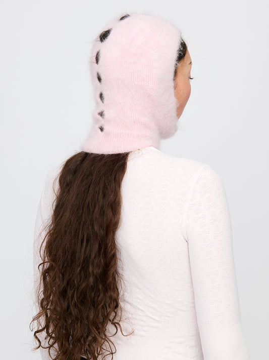 Petal Rise Mohair Balaclava