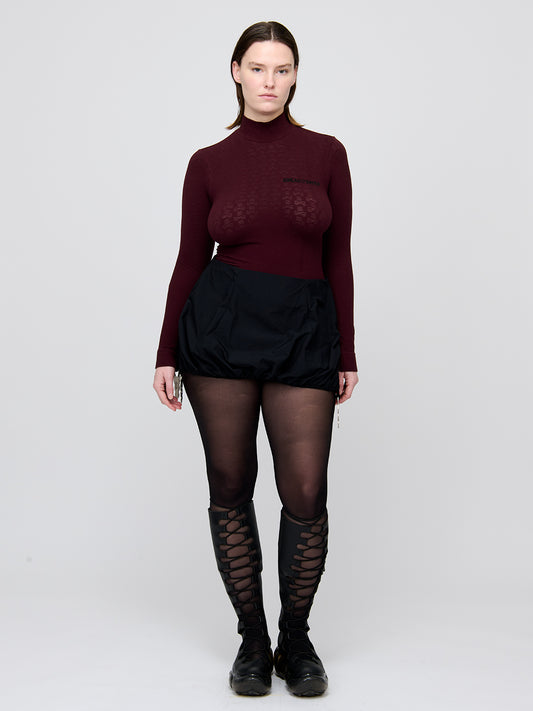Burgundy Turtleneck