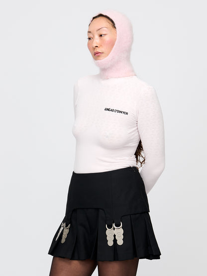 Petal Rise Mohair Balaclava