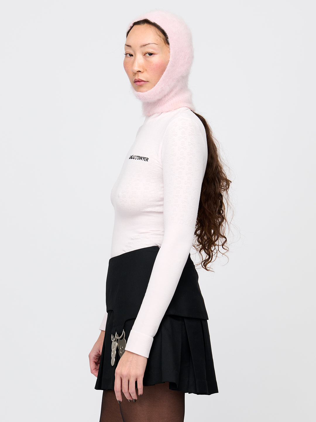 Petal Rise Mohair Balaclava