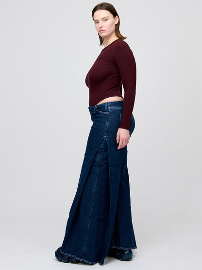 Fold Blue Jeans