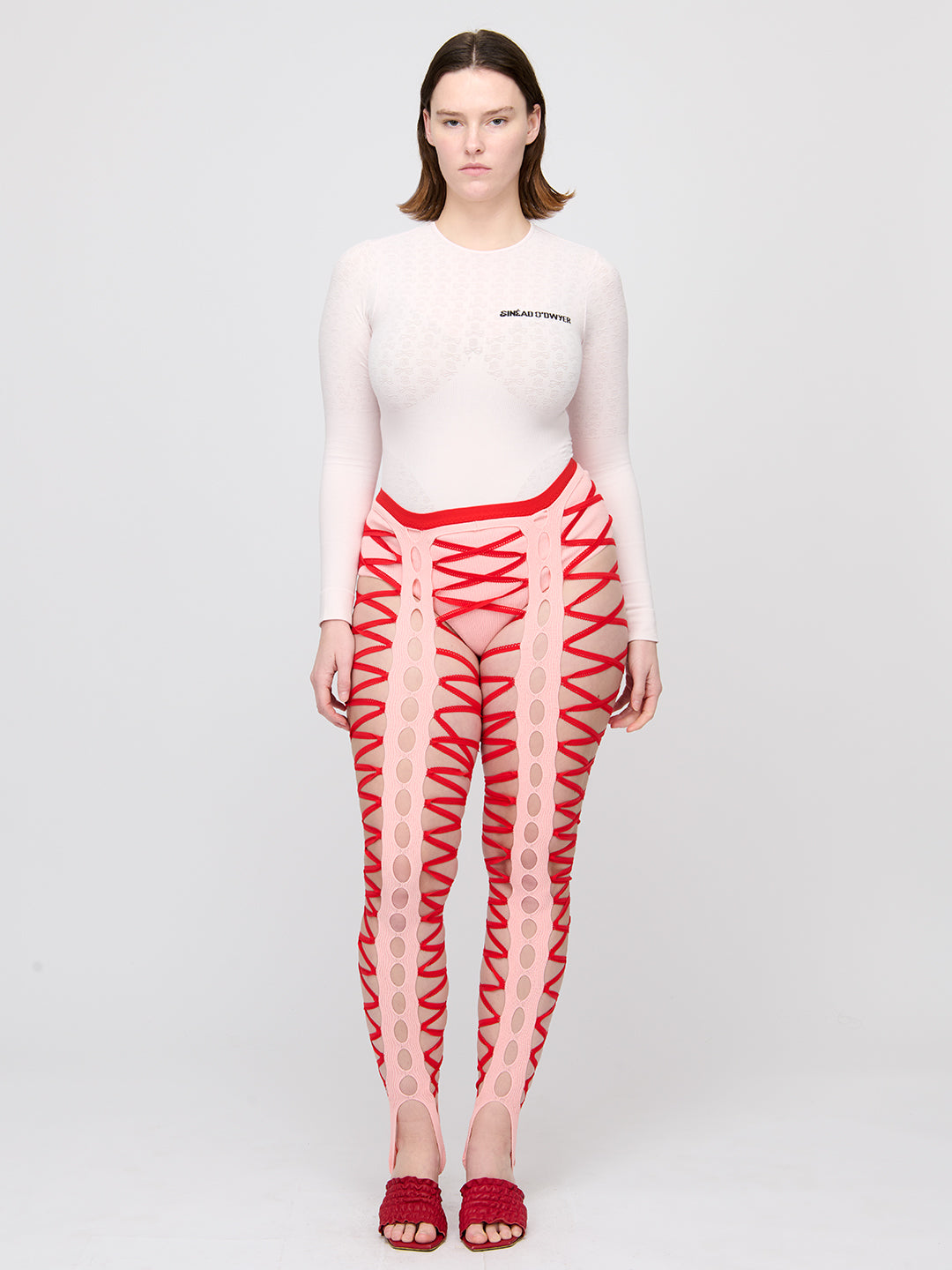 Squiggle Tights Mi-Parti