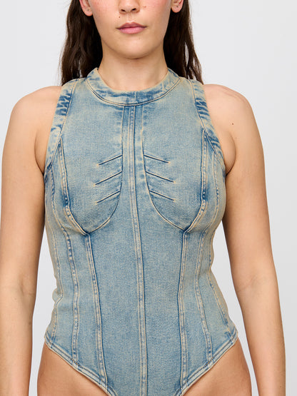 Denim Tank Leotard