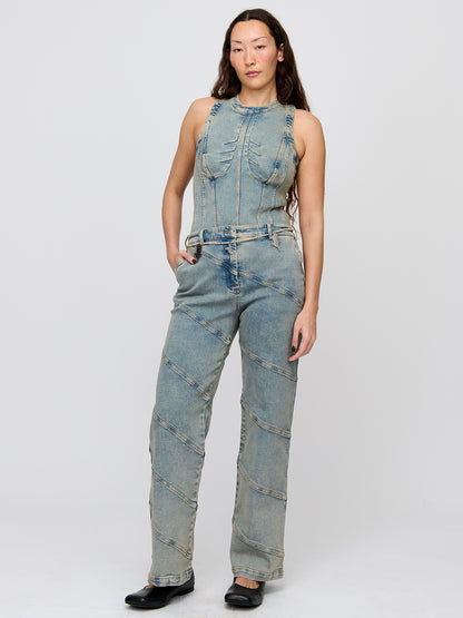 Denim Spiral Jeans