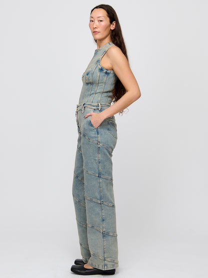 Denim Tank Leotard