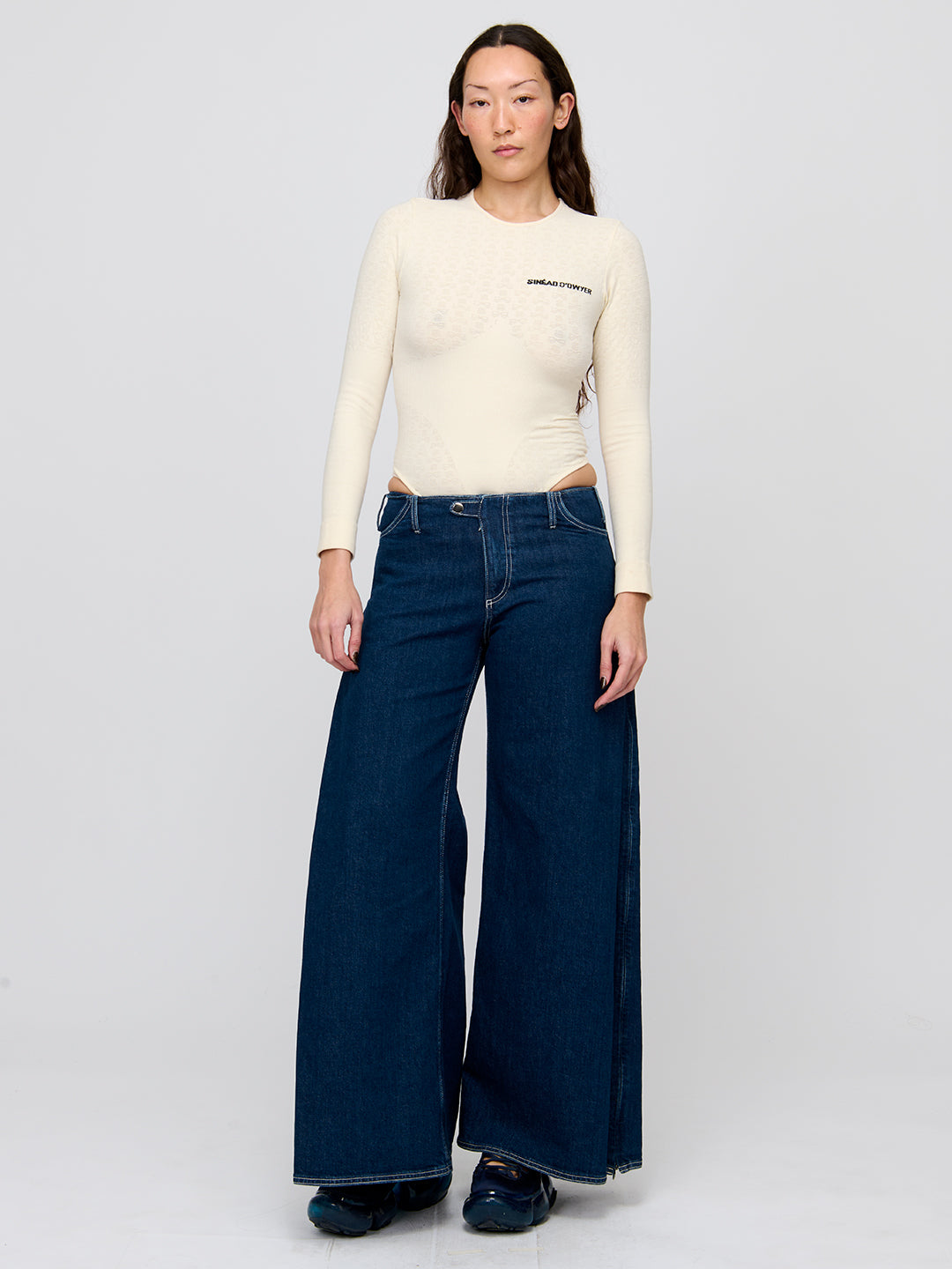 Fold Blue Jeans