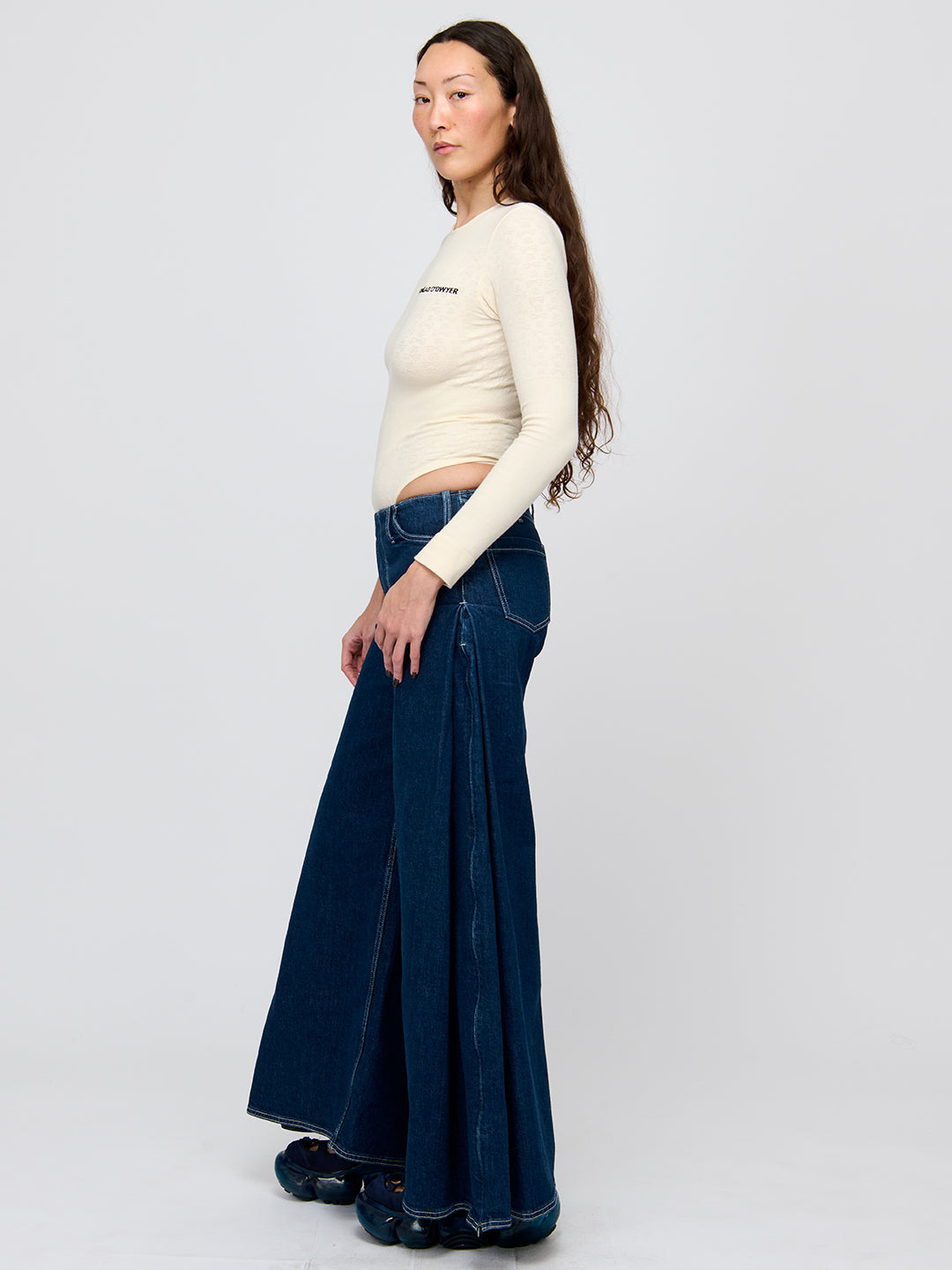 Fold Blue Jeans