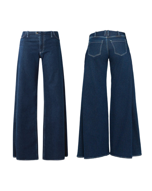 Fold Blue Jeans